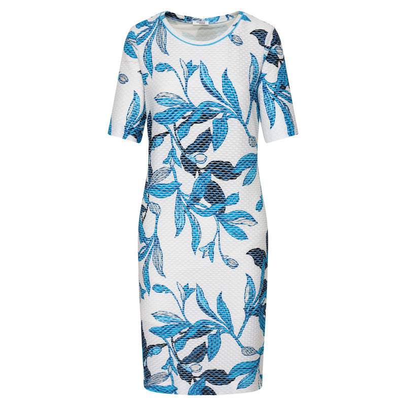 ETASUIOL Gitaarpatroon print dames strand vakantie casual A-lijn jurken, korte mouw maxi-jurk voor de lente, Zwart, XXL