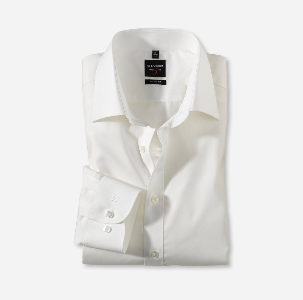 Hemden lange mouw wit OLYMP