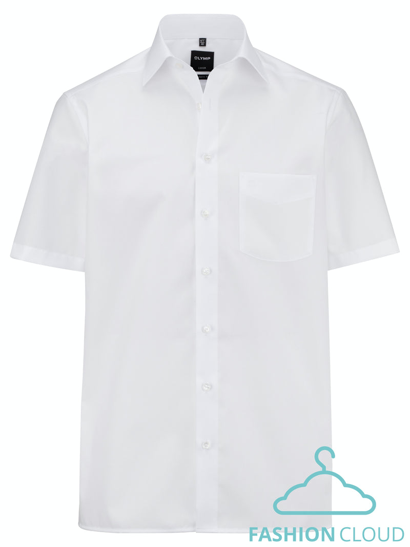 Hemden korte mouw wit OLYMP