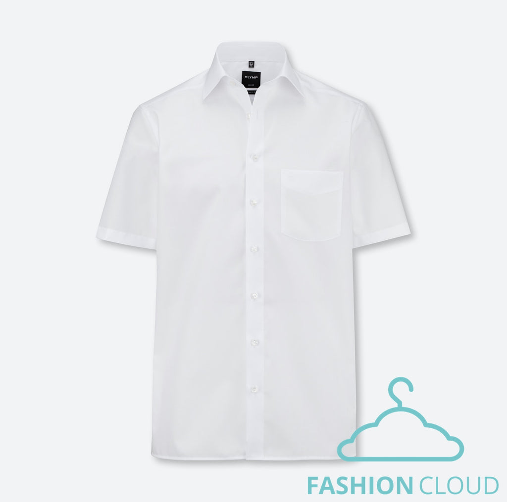 Hemden korte mouw wit OLYMP