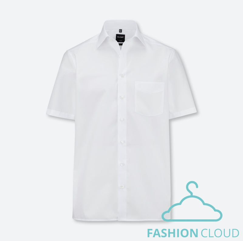 Hemden korte mouw wit OLYMP
