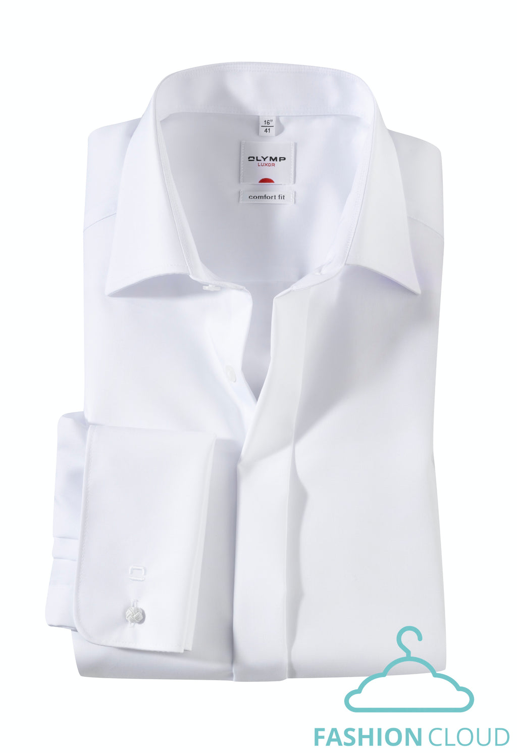 Smokinghemden wit OLYMP