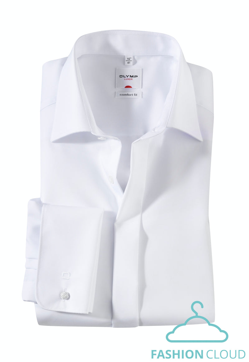 Smokinghemden wit OLYMP