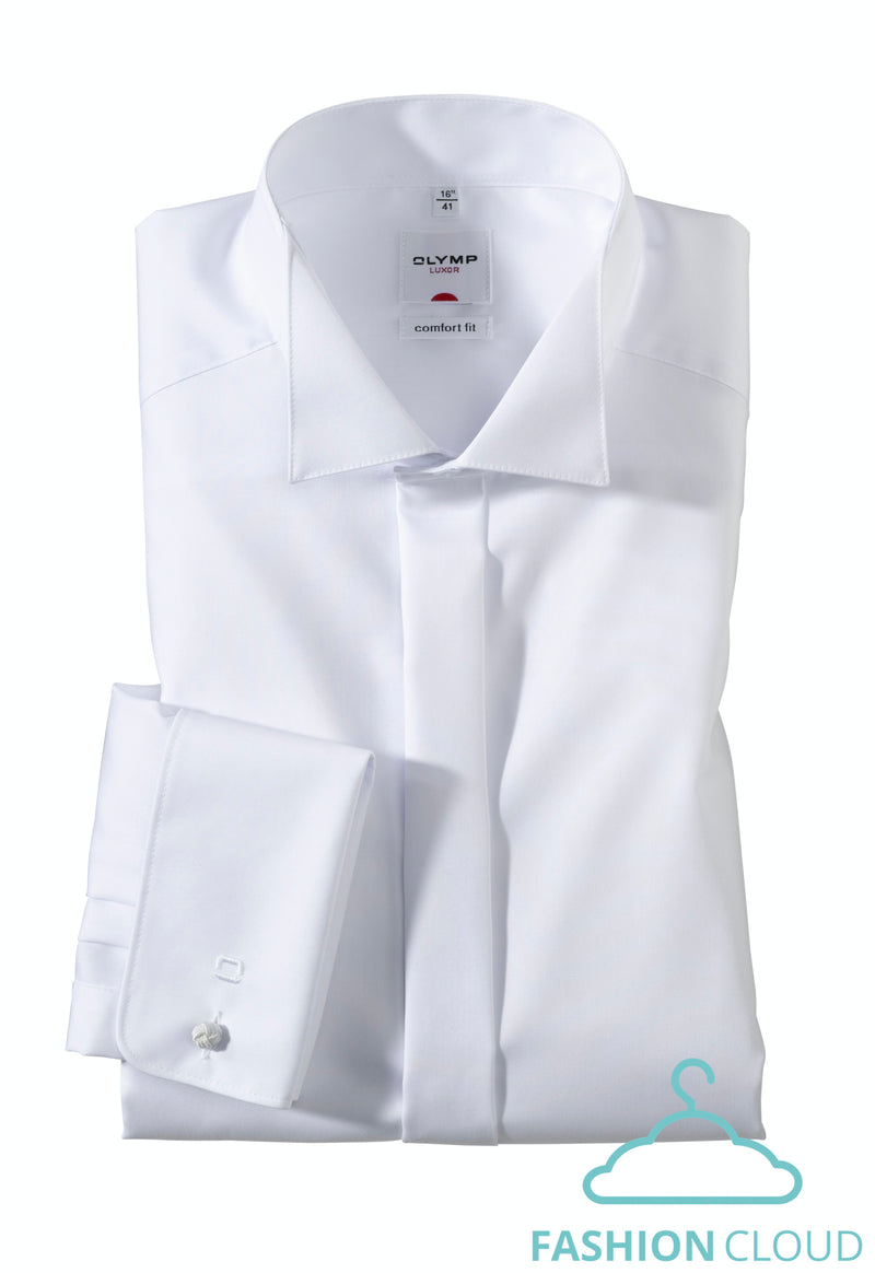 Smokinghemden wit OLYMP