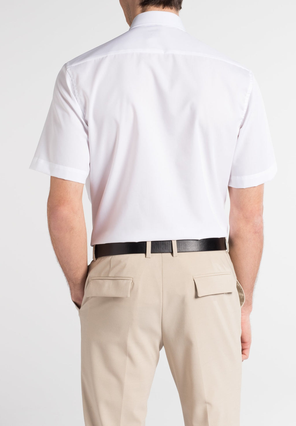 Hemden korte mouw wit ETERNA