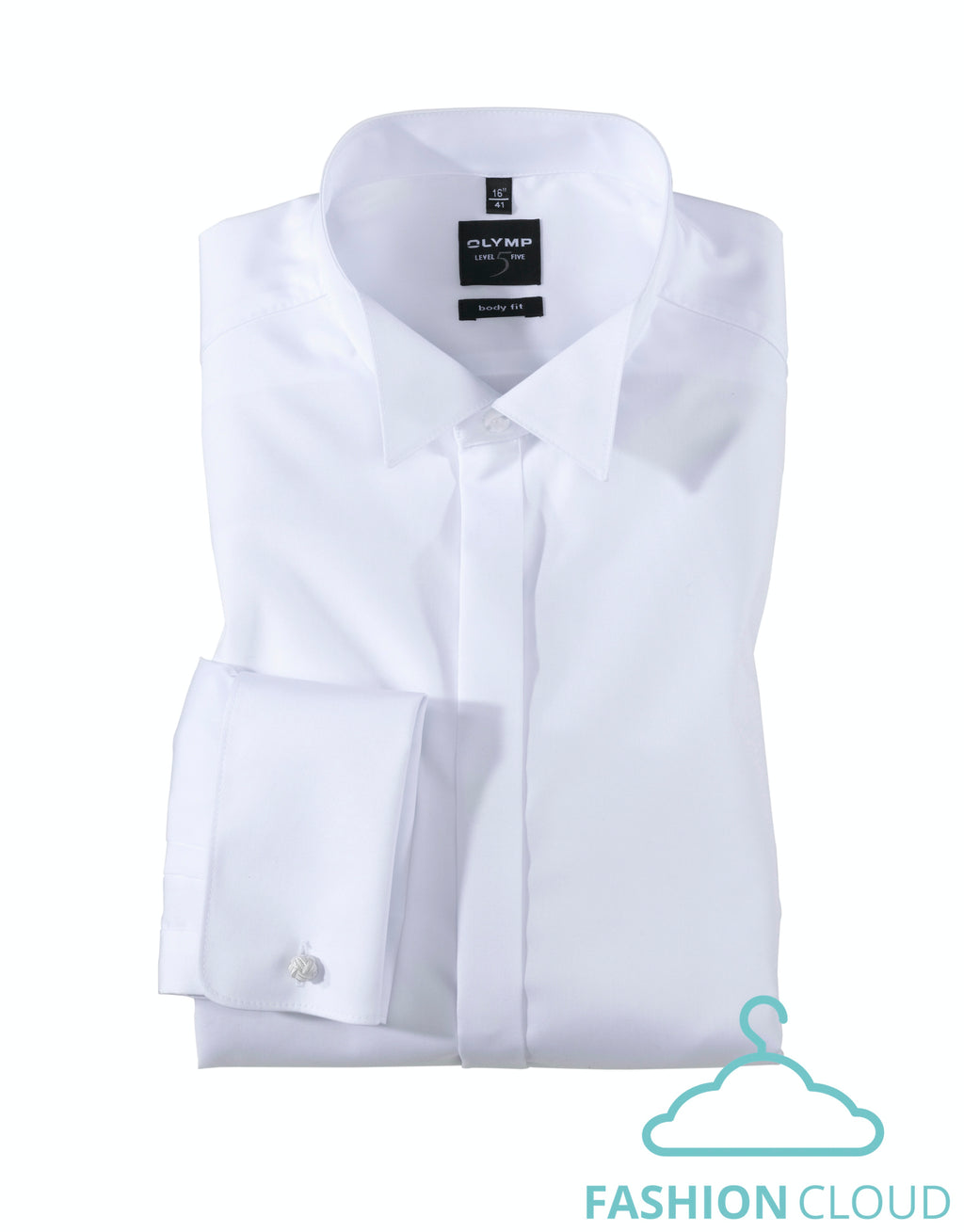 Smokinghemden wit OLYMP