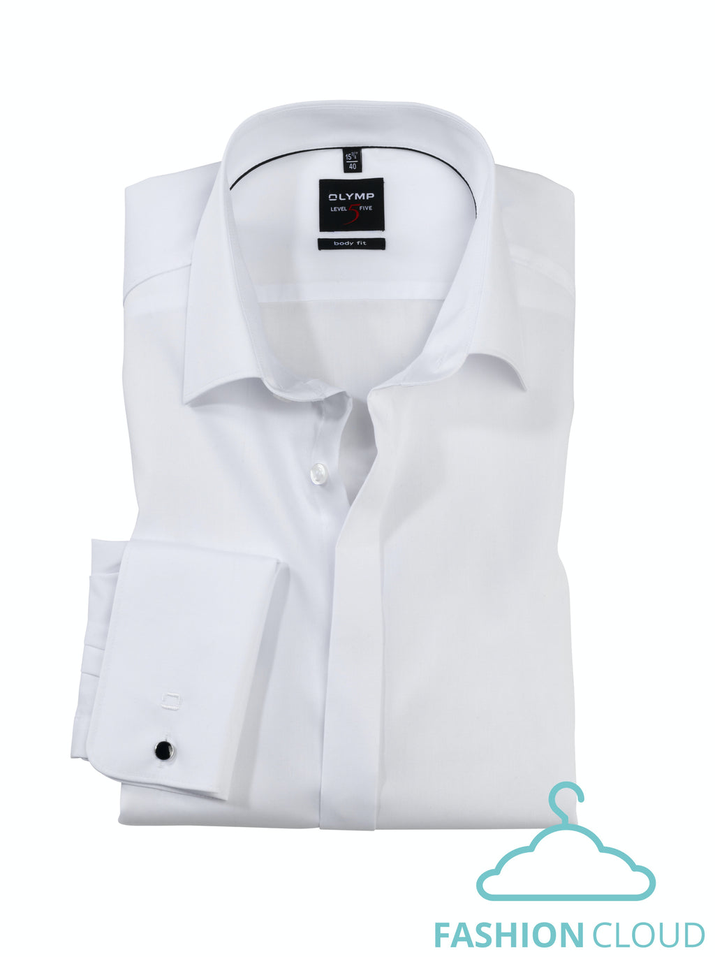 Smokinghemden wit OLYMP