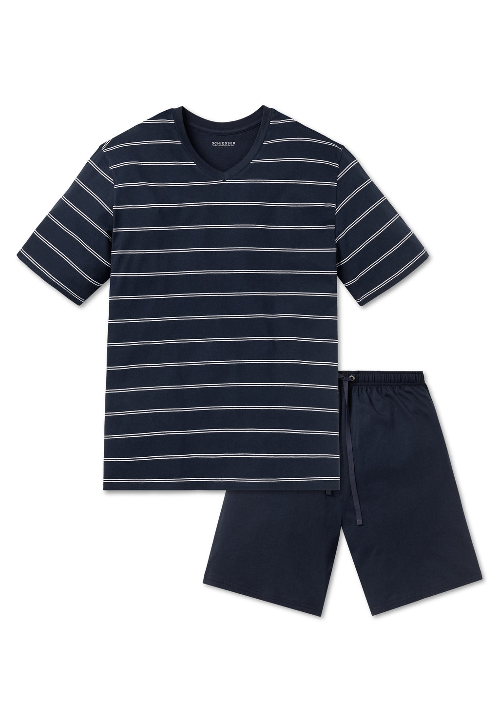 Pyjama's blauw SCHIESSER