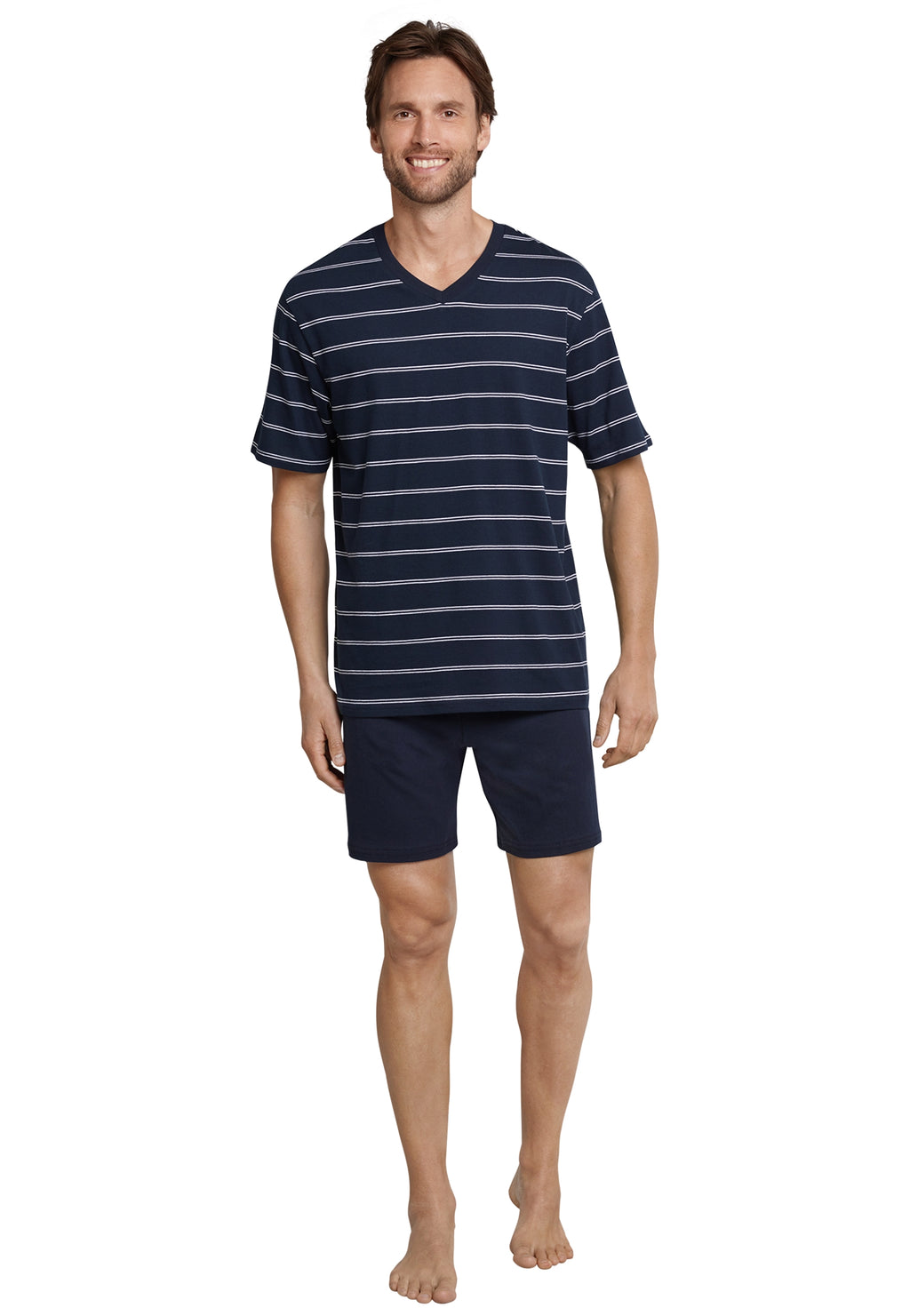 Pyjama's blauw SCHIESSER