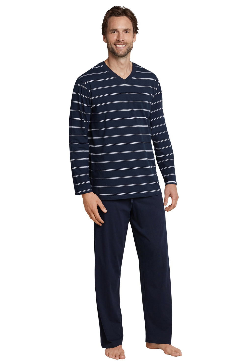 Pyjama's blauw SCHIESSER