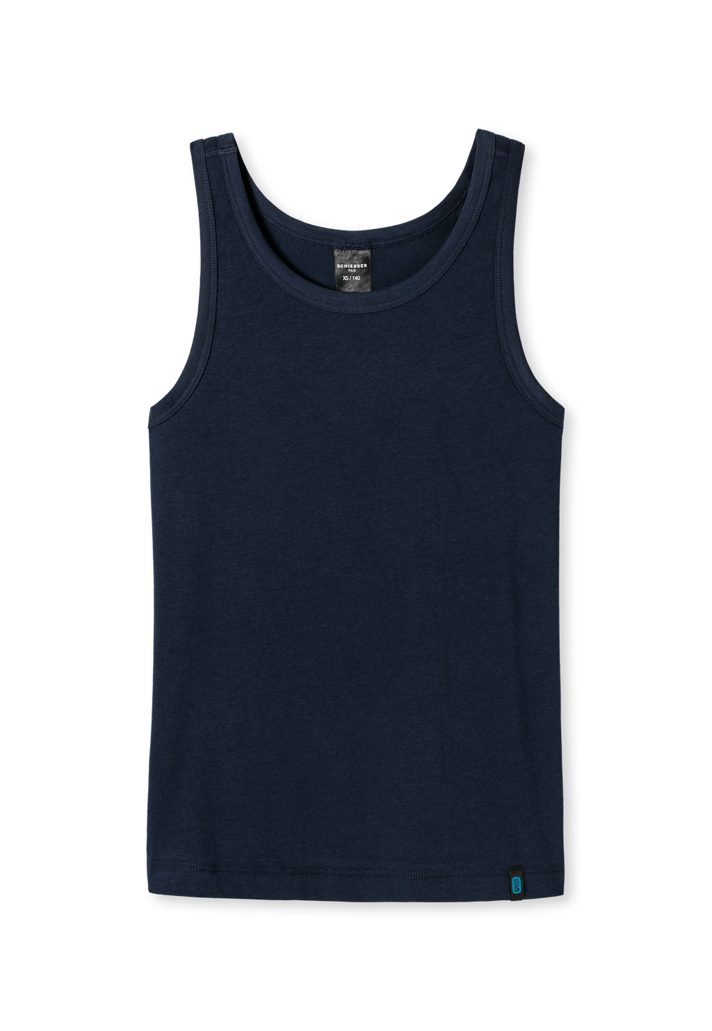 Onderhemden blauw SCHIESSER