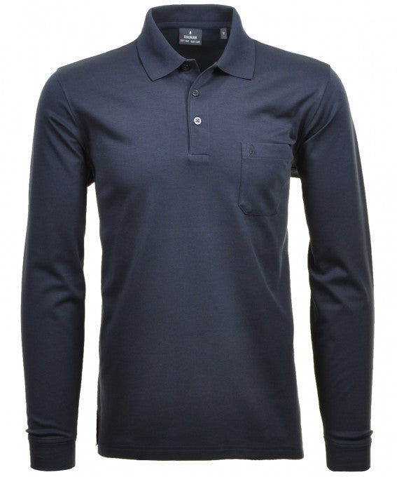 Polo's korte mouw blauw Ragman