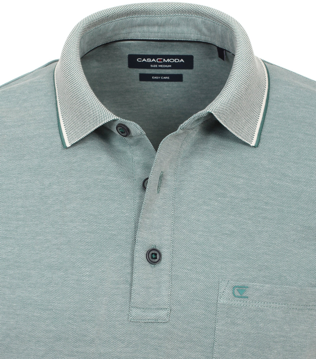 Polo's korte mouw blauw Casa Moda