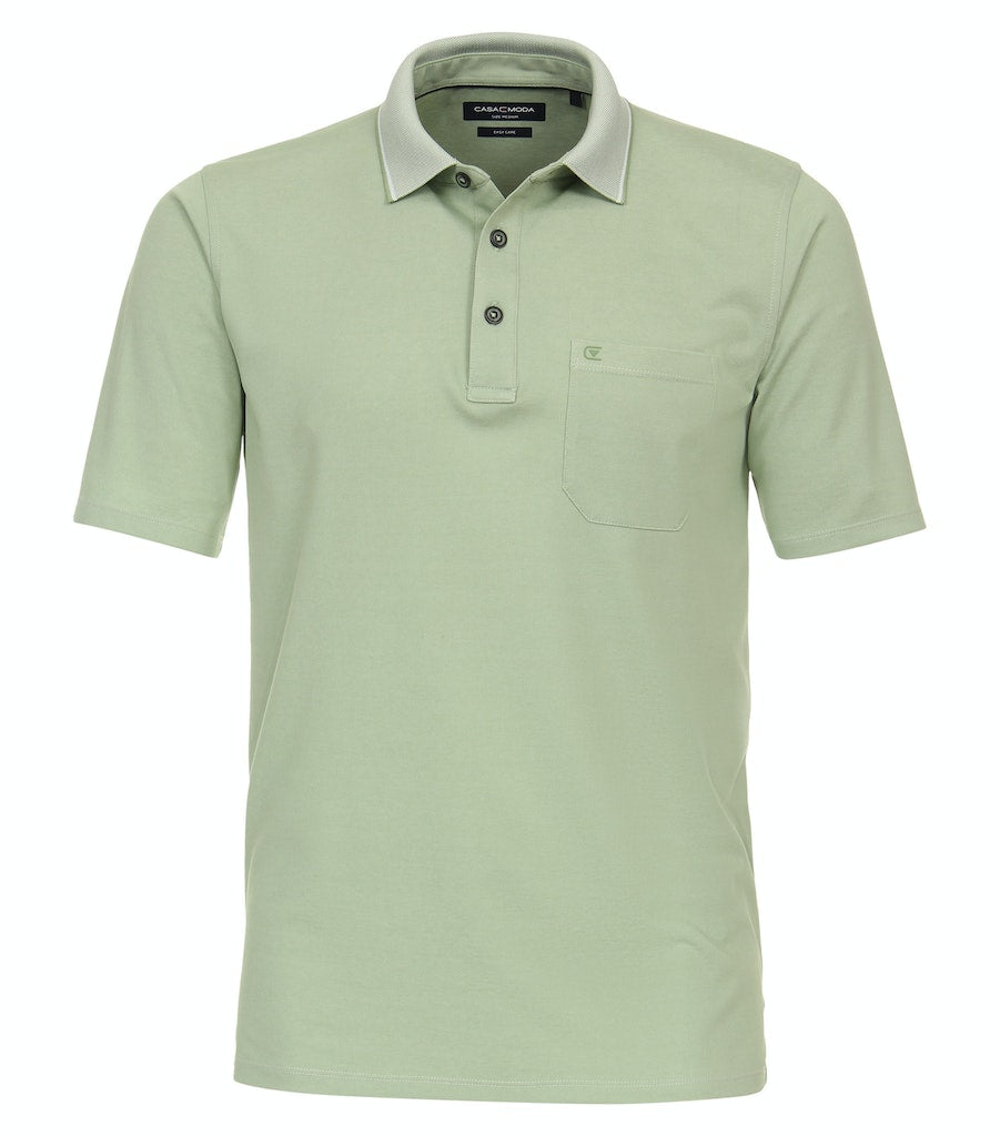 Polo's korte mouw groen Casa Moda