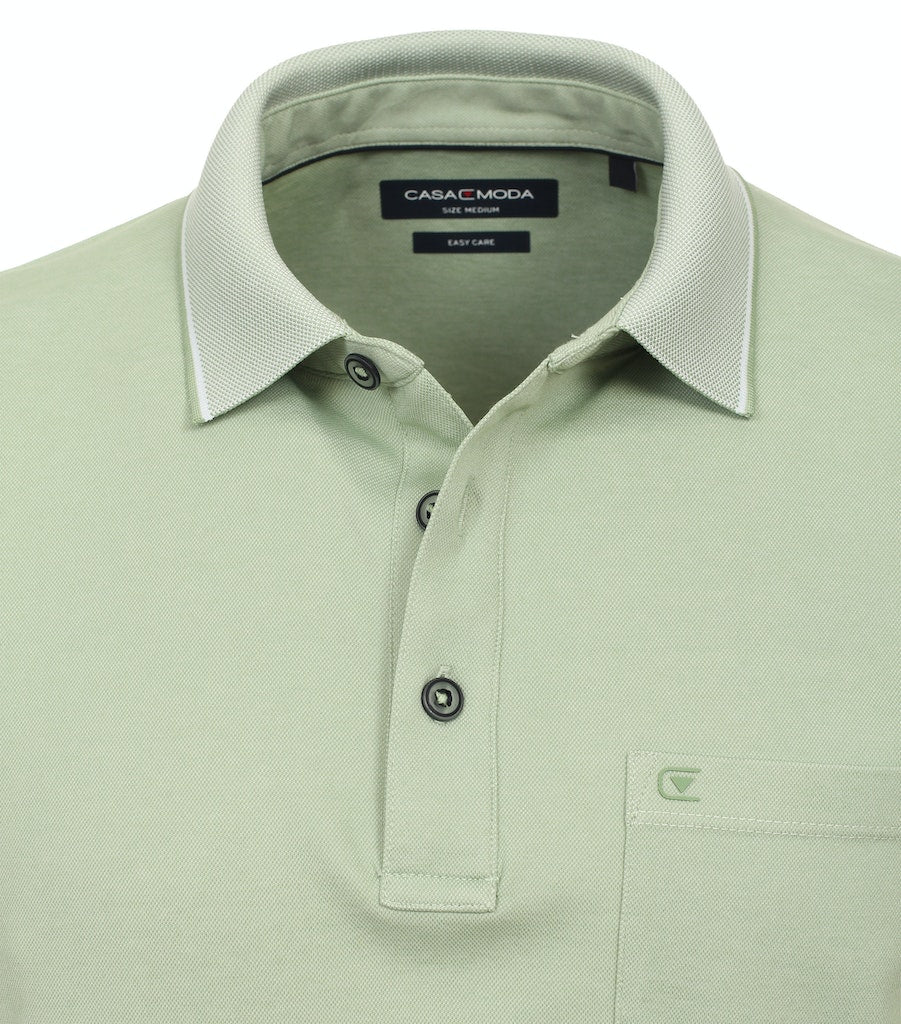 Polo's korte mouw groen Casa Moda