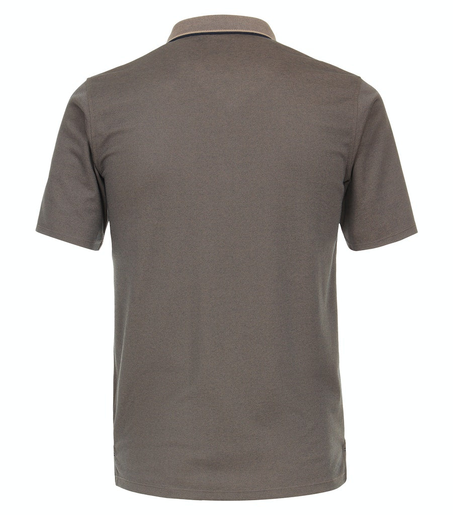 Polo's korte mouw beige Casa Moda