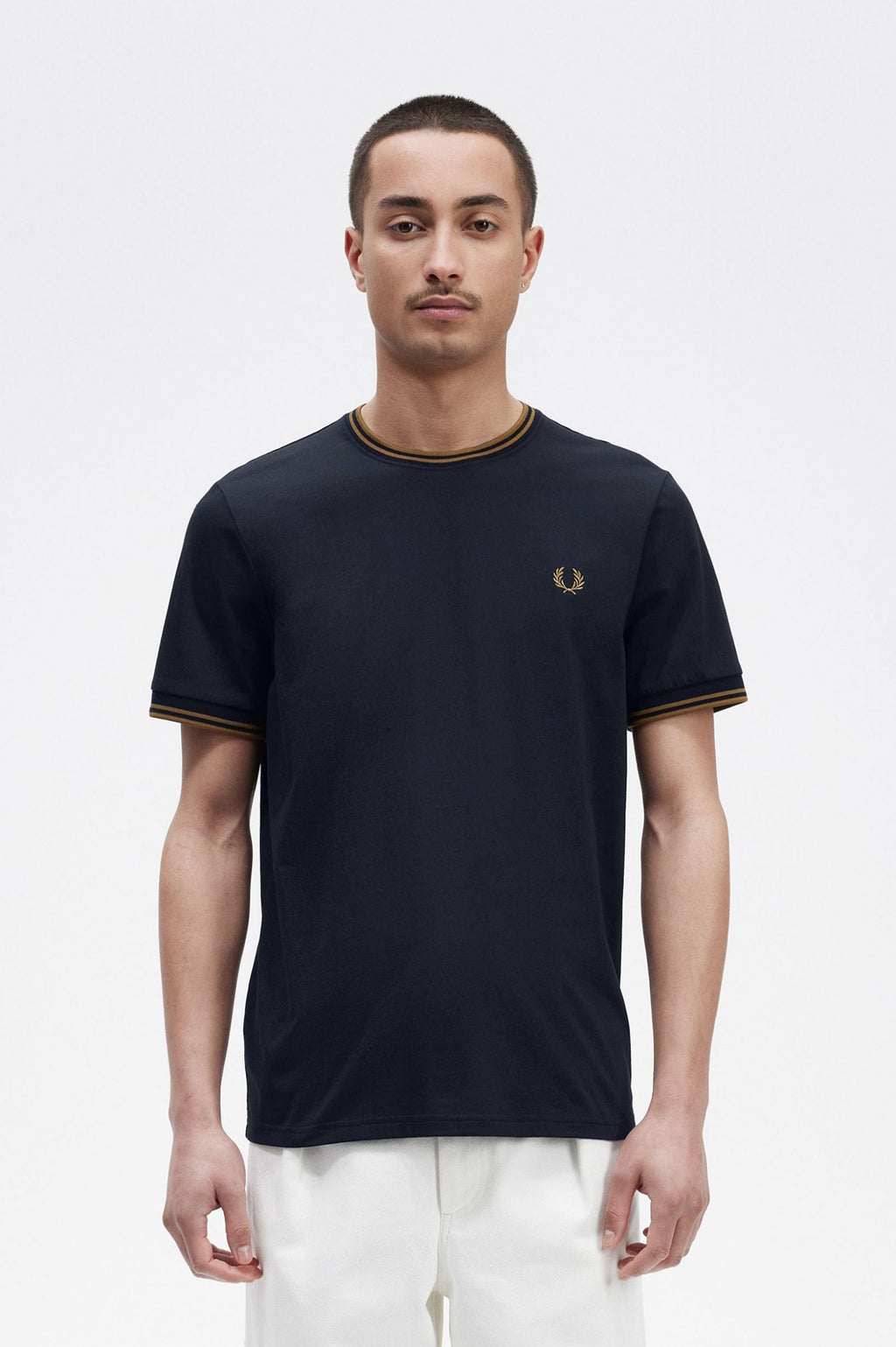 T-shirts korte mouw navy Fred Perry