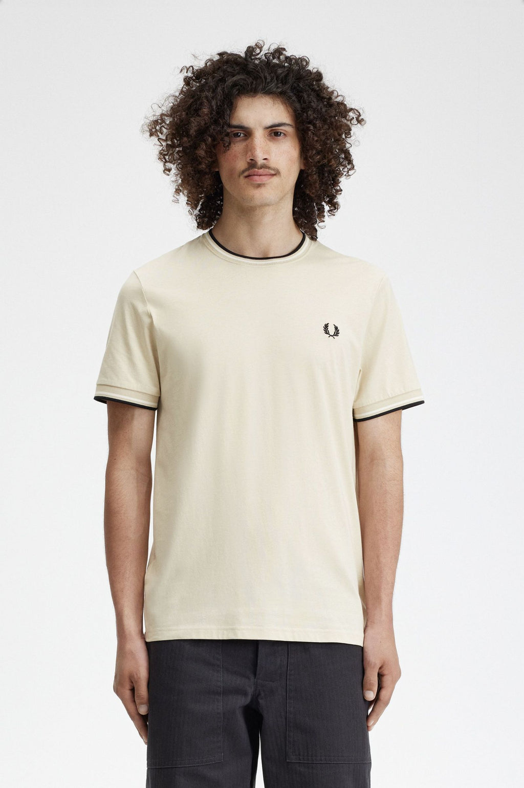 T-shirts korte mouw wit Fred Perry
