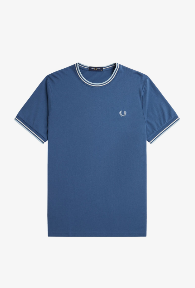 T-shirts korte mouw blauw Fred Perry