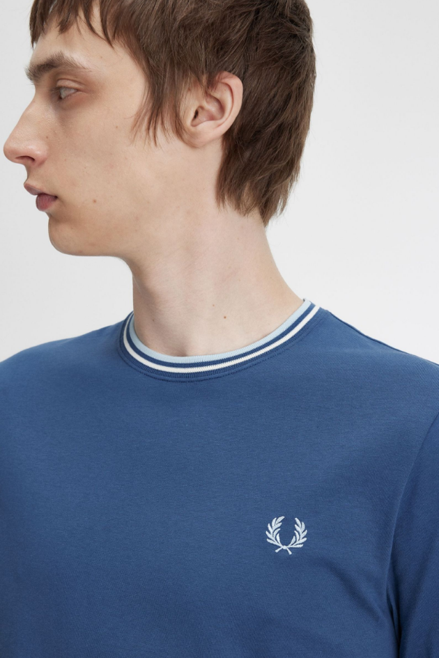 T-shirts korte mouw blauw Fred Perry
