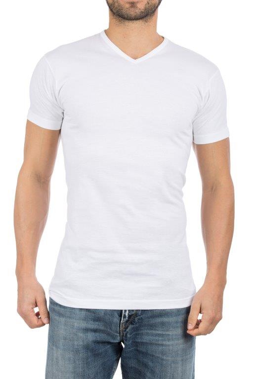 T-shirts korte mouw wit Alan Red