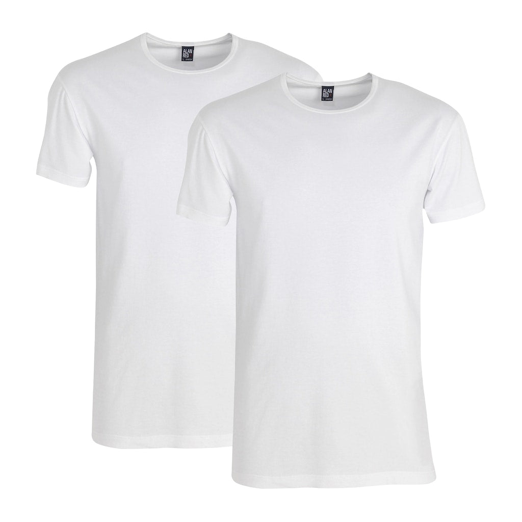 T-shirts korte mouw wit Alan Red