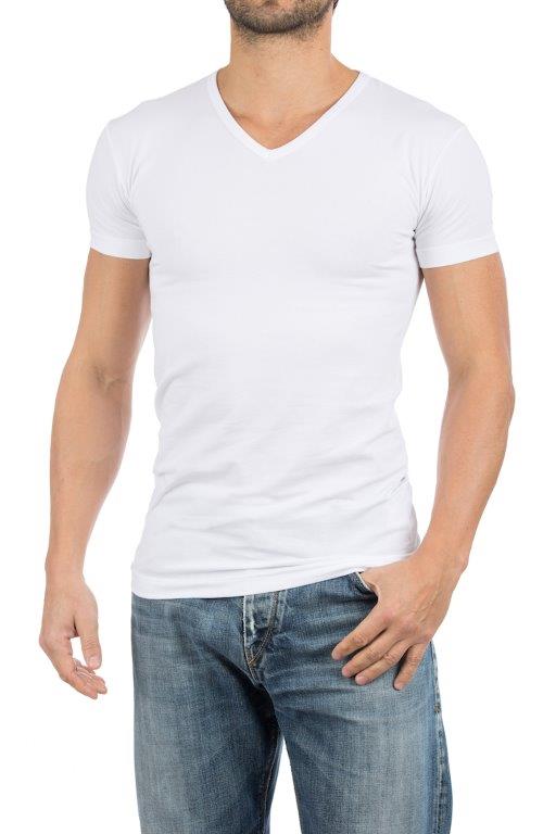 T-shirts korte mouw wit Alan Red