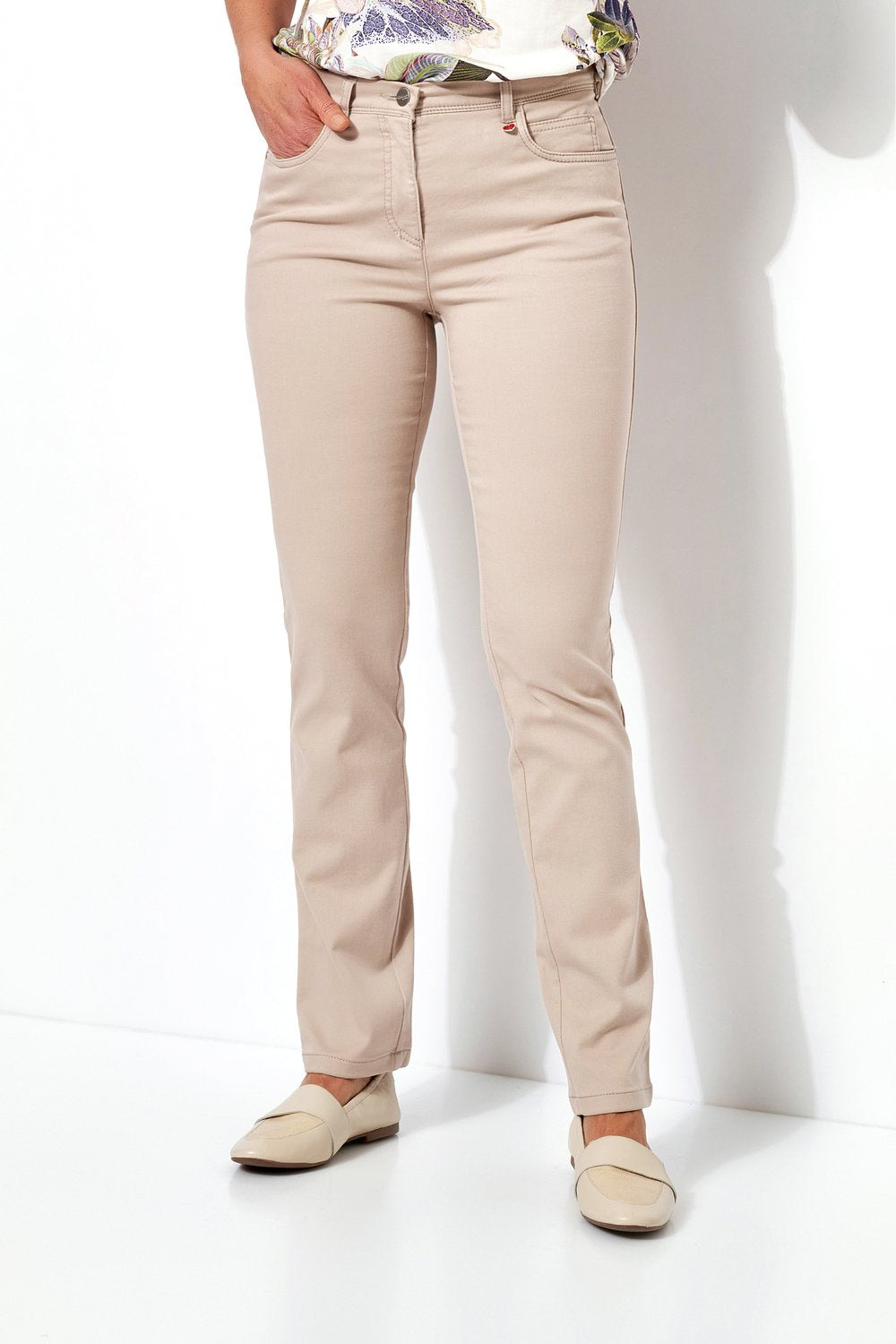 Enkelbroeken beige TONI