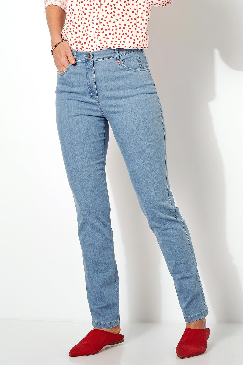 Enkelbroeken blauw TONI