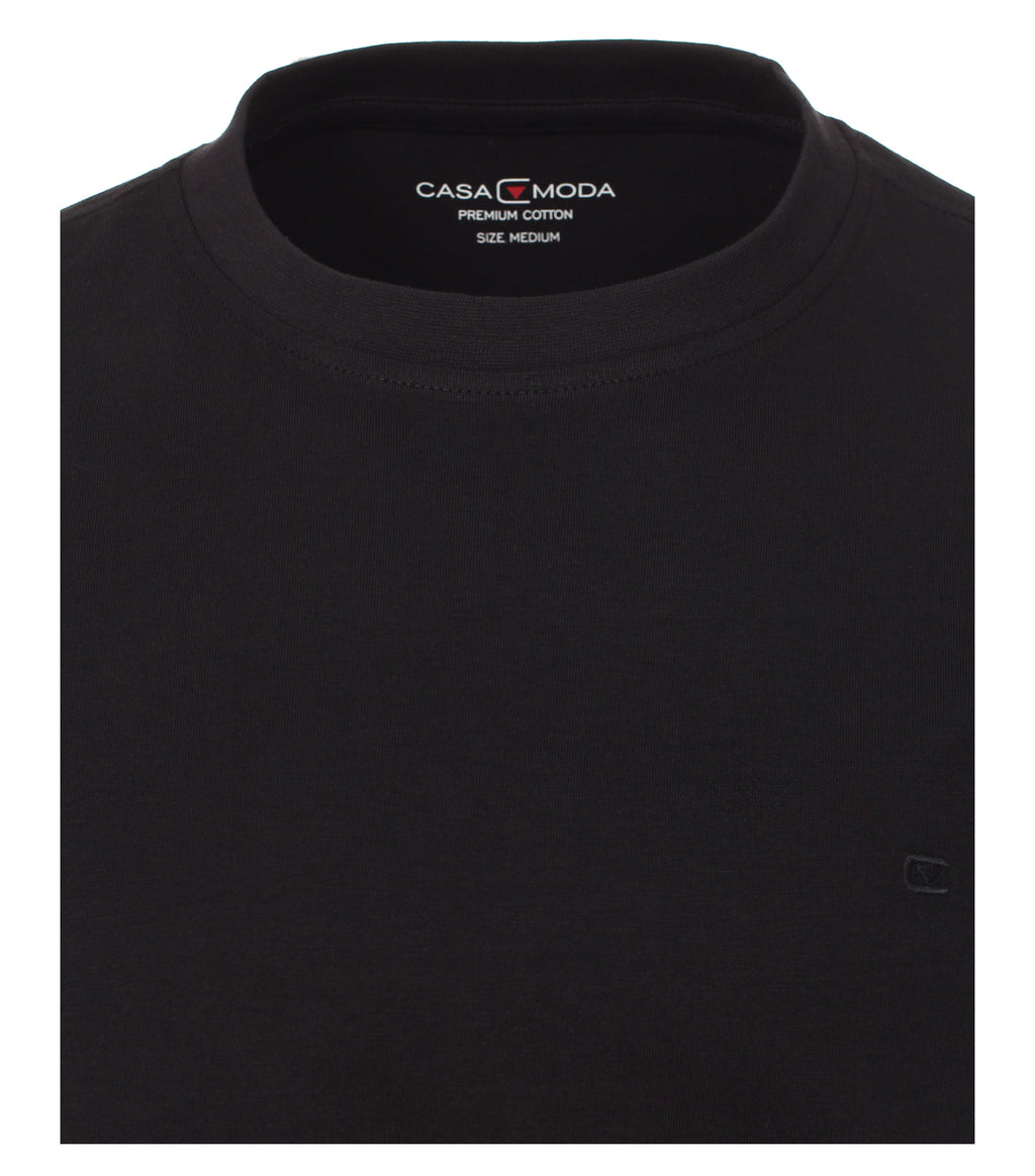 T-shirts korte mouw zwart Casa Moda