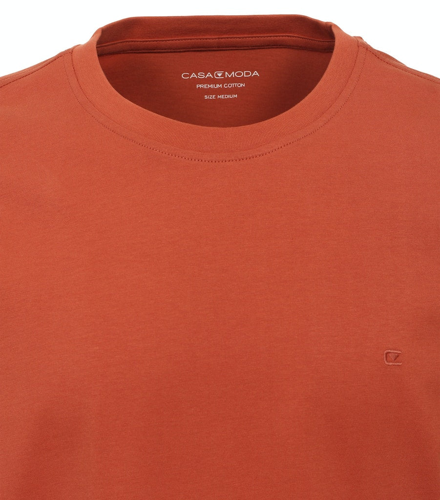T-shirts korte mouw oranje Casa Moda