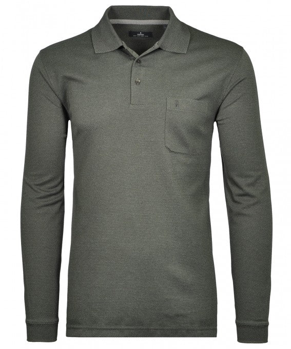 Polo's lange mouw grijs Ragman