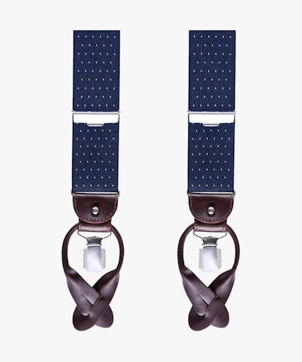 Bretellen blauw Profuomo