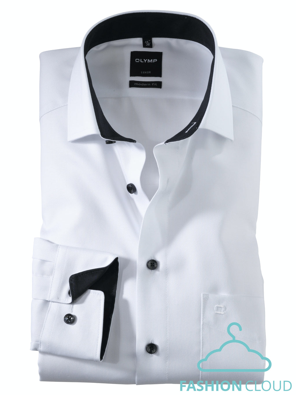 Hemden lange mouw wit OLYMP