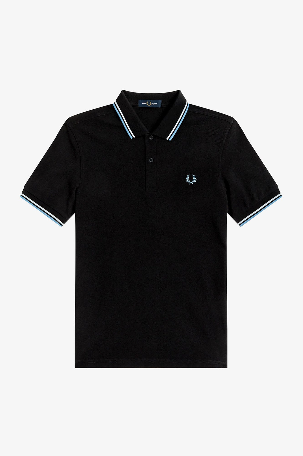 Polo's korte mouw zwart Fred Perry