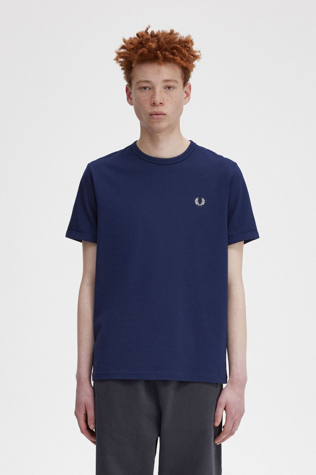 T-shirts korte mouw blauw Fred Perry