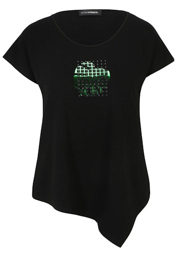 T-shirts korte mouw zwart Doris Streich