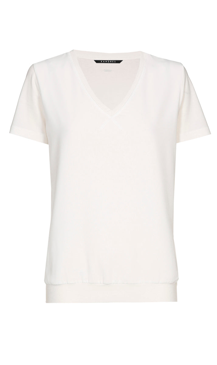 T-shirts korte mouw wit Xandres