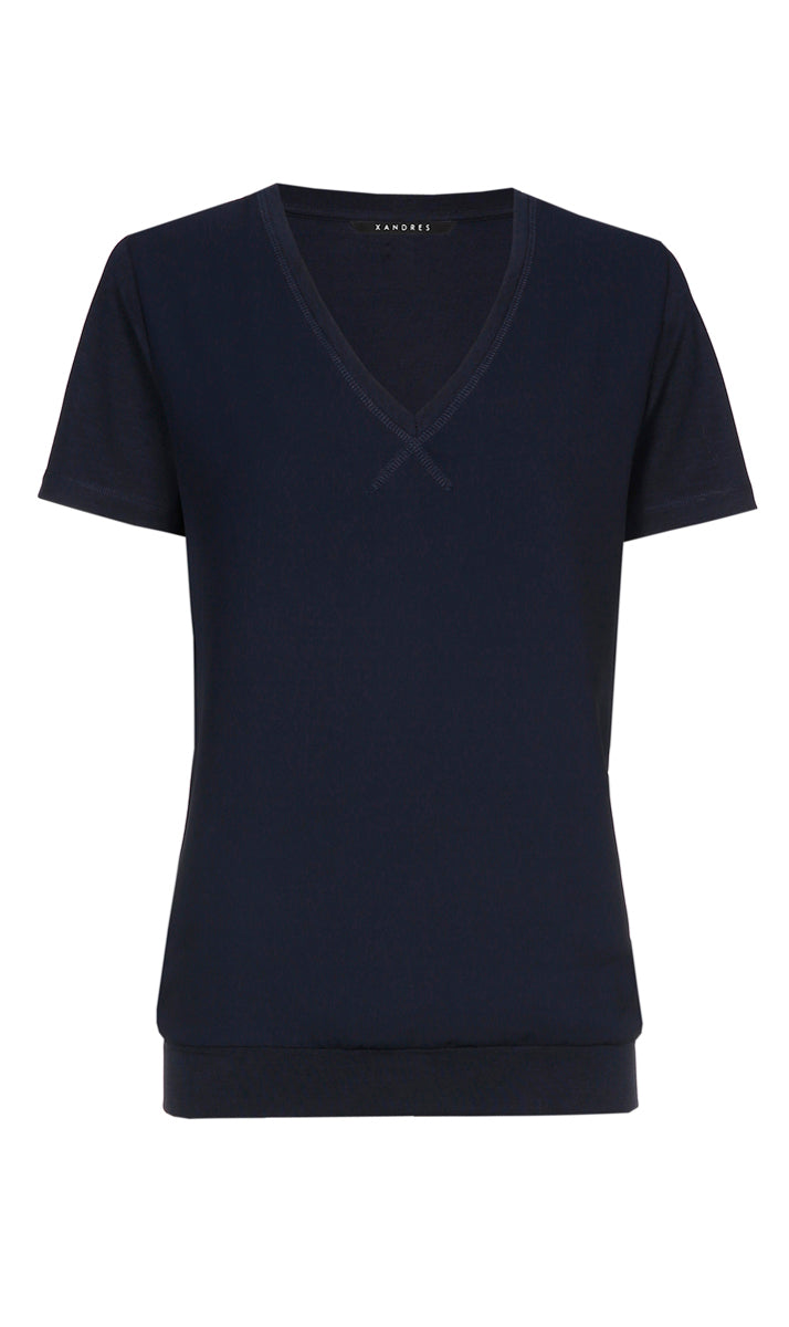T-shirts korte mouw blauw Xandres
