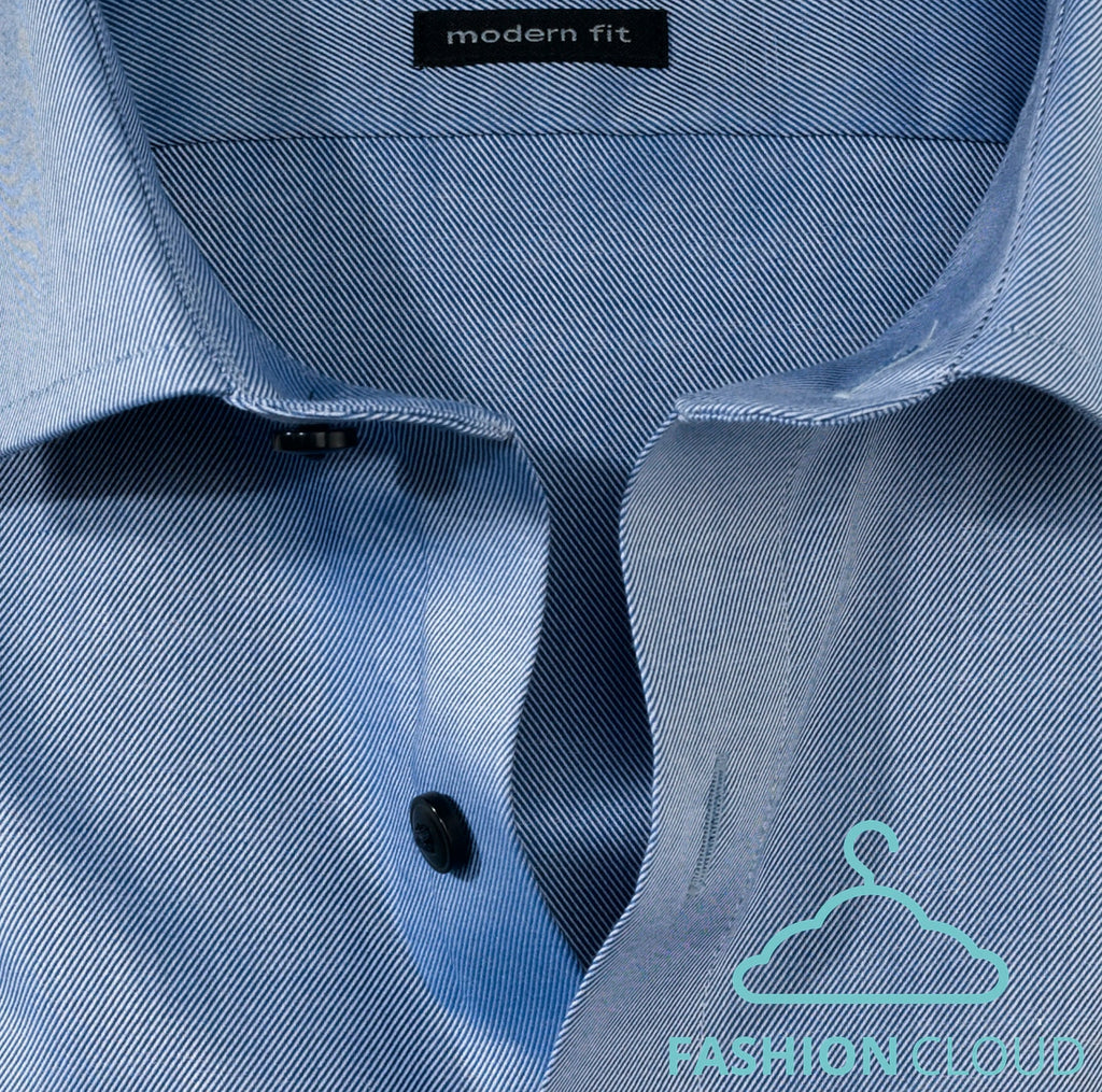 Hemden lange mouw navy OLYMP