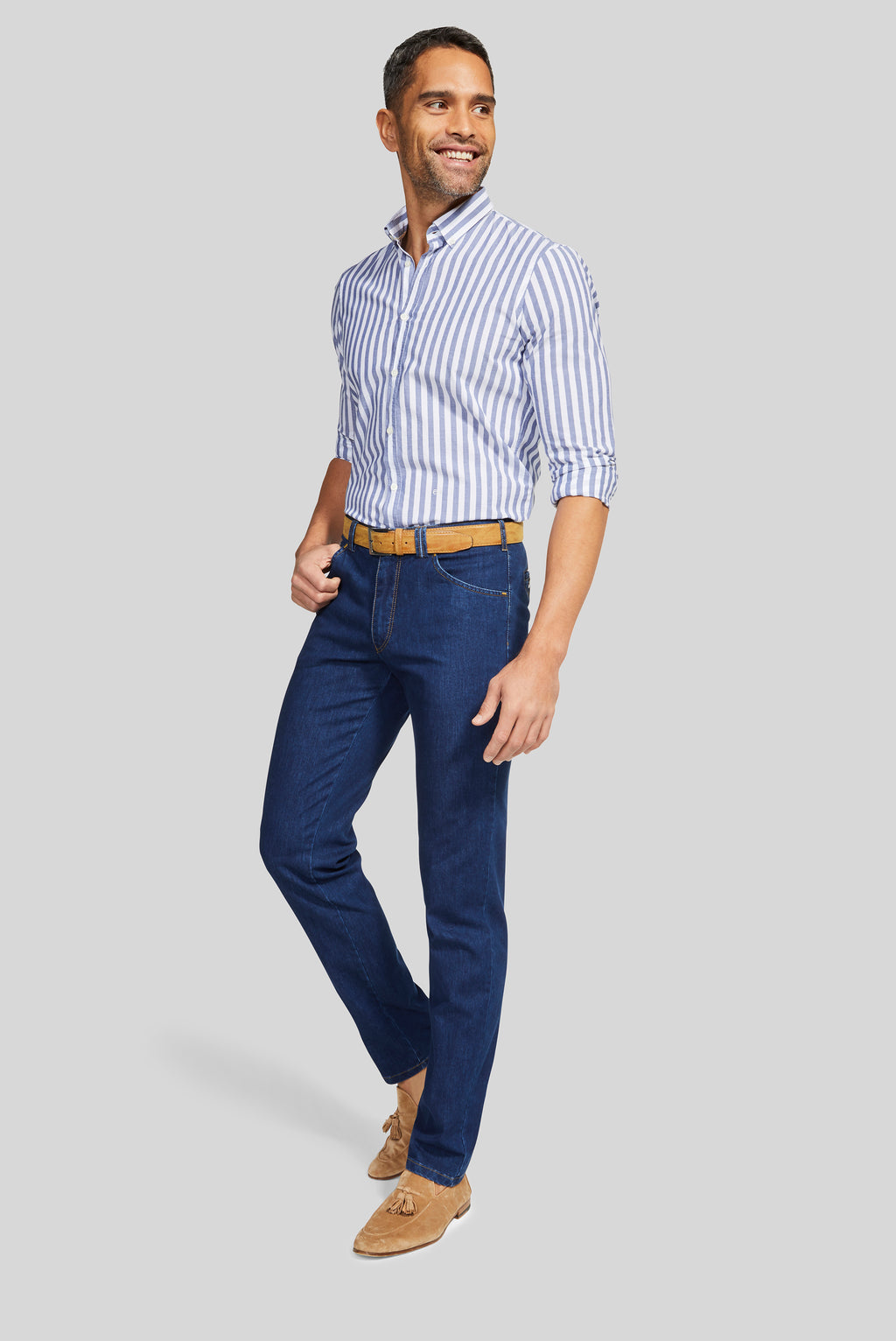 Jeans blauw Meyer