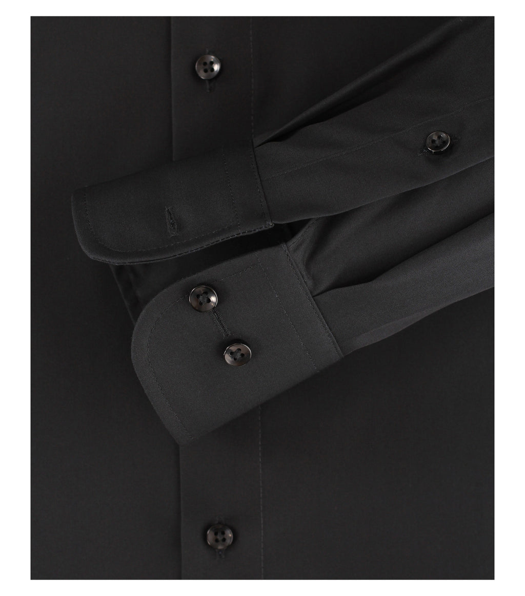 Hemden lange mouw zwart Casa Moda