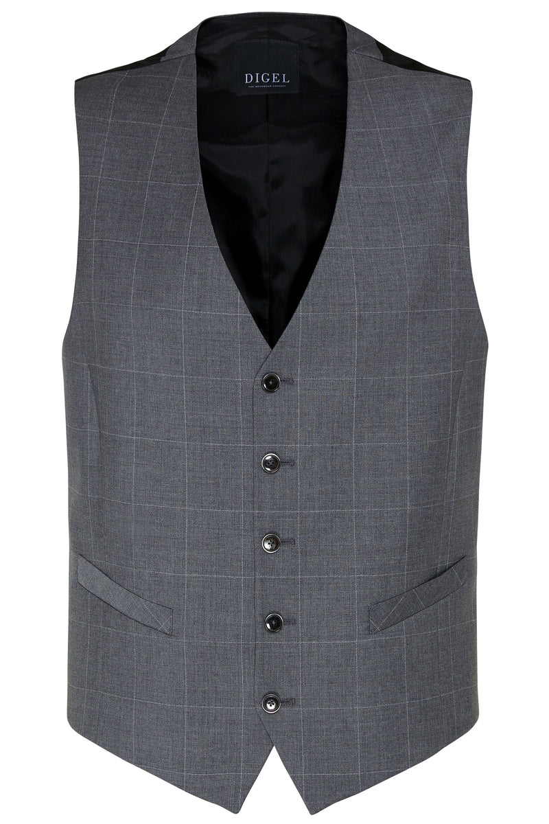 Kostuumgilets grijs DIGEL