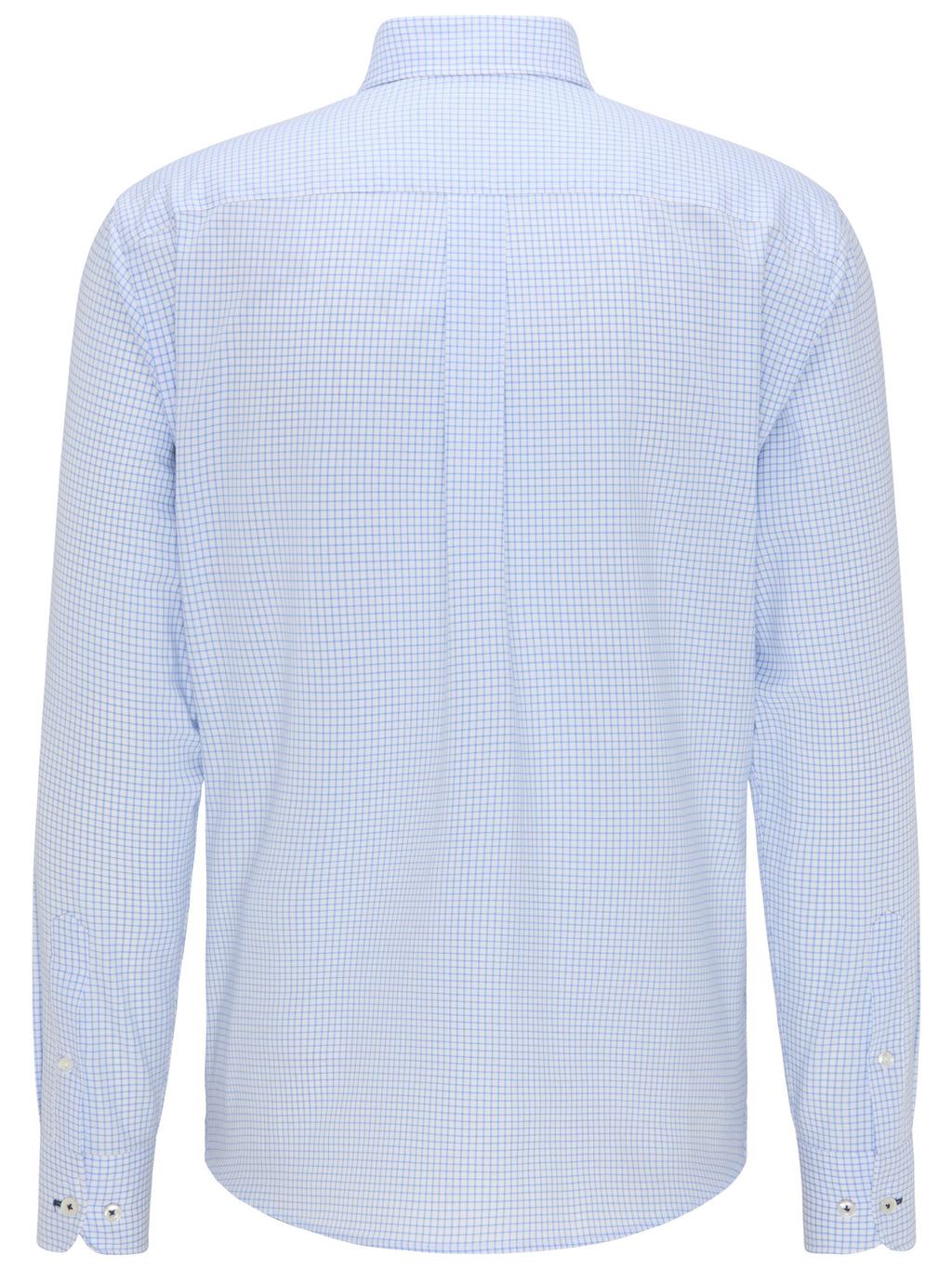 Hemden lange mouw blauw Fynch-Hatton