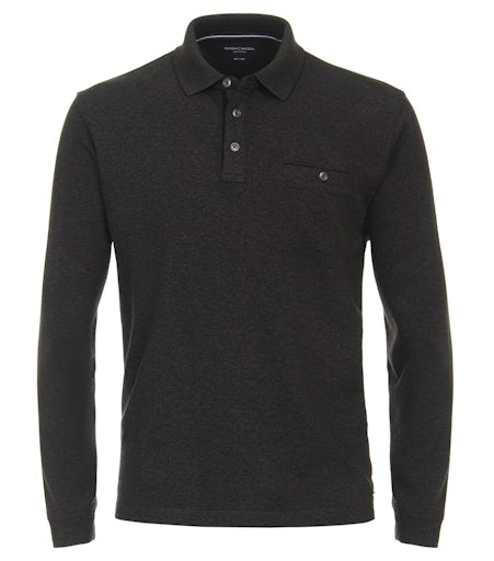 Polo's lange mouw grijs Casa Moda