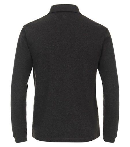 Polo's lange mouw grijs Casa Moda