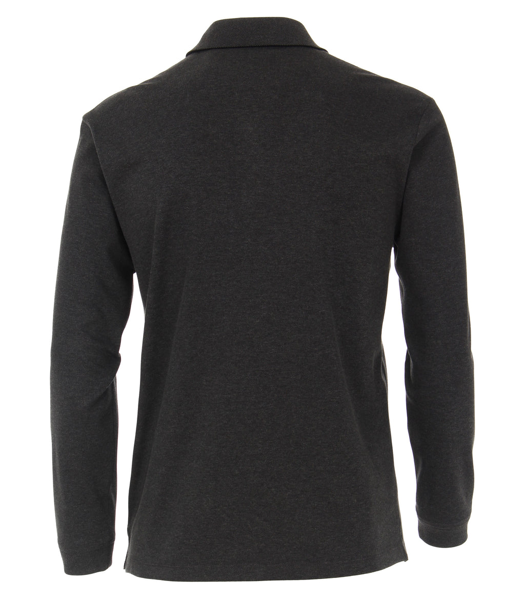 Polo's lange mouw grijs Casa Moda