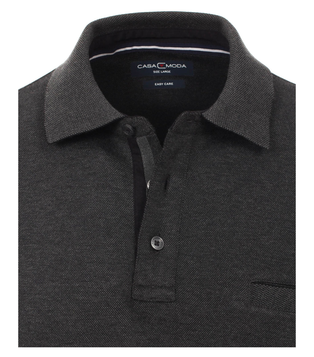 Polo's lange mouw grijs Casa Moda