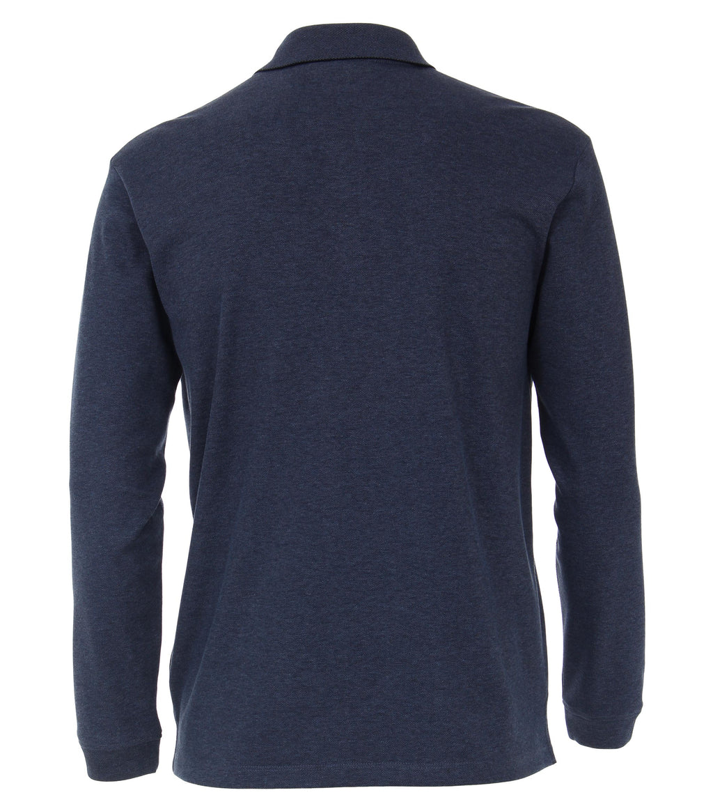 Polo's lange mouw blauw Casa Moda