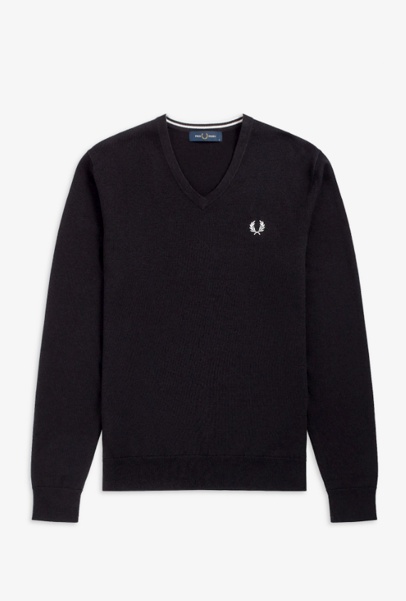 Pulls zwart Fred Perry